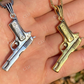 Yellow gold Gun Unique Style Pendant customdiamjewel