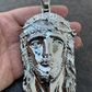 925 Sterling Silver Jesus Piece Pendant  customdiamjewel   