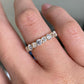 Baguette And Round Lab Grown Diamond Band