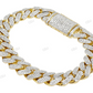 13MM Silver Moissanite Popular Miami Cuban Bracelets