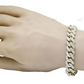 13MM Silver Moissanite Popular Miami Cuban Bracelets