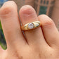 Round Lab Grown Diamond Vintage Wedding Band customdiamjewel