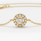 0.15CTW Moissanite Halo Set Diamond Bracelet  customdiamjewel   