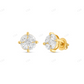 Medium Stud with Multi-Shape Moissanite Diamond Earring Stud earrings CustomDiamJewel