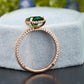 Luxury Green Emerald Engagement Ring customdiamjewel