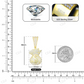 Iced Out Moissanite Diamond Sparkle Dollar Bag Pendant hip hop jewelry CustomDiamJewel