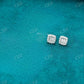 9.00MM Asscher And Round Cut Hip Hop Stud hip hop jewelry customdiamjewel   