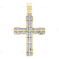 Custom Baguette Diamond Cross Luxury Pendant hip hop jewelry CustomDiamJewel