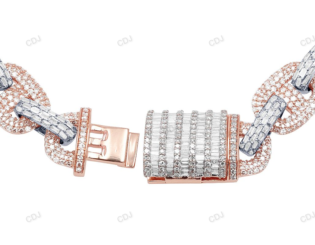 VVS Moissanite Mariner Link Trendy Bracelet hip hop jewelry customdiamjewel