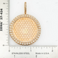 1.95 CTW Iced Out Custom Pendant hip hop jewelry customdiamjewel