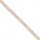 VVS Moissanite Two Tone Miami Cuban Link Chain CustomDiamJewel