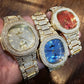 Lab Grown Diamond Patek Philippe Hip Hop Wrist Watch customdiamjewel