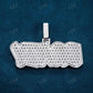 BRAZY Name Custom Round Diamond Iced Out Pendant  customdiamjewel   