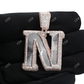 3.5CTW Iced Letter 'N' Rose Gold Diamond Initial Pendent hip hop jewelry CustomDiamJewel