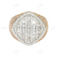 4.58 CTW Sterling Silver Moissanite Men's Ring Hip Hop Ring customdiamjewel