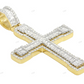 Custom Baguette Diamond Cross Luxury Pendant hip hop jewelry CustomDiamJewel