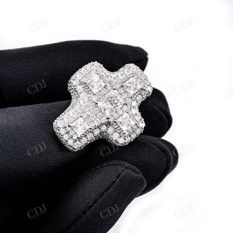 Iced Out Princess And Round Cut Hip Hop Jewely hip hop jewelry customdiamjewel   