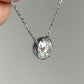 Georgian Set Lab Grown Diamond Pendant