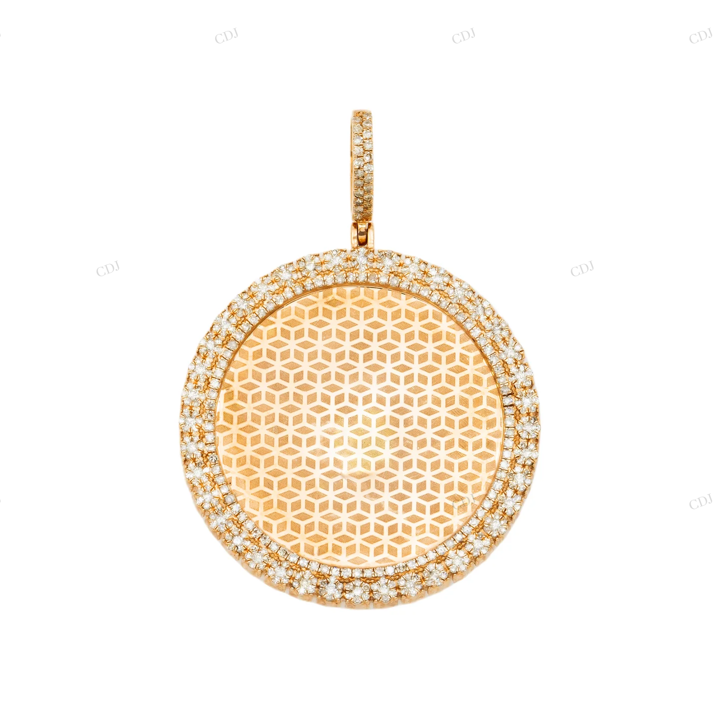 1.95 CTW Iced Out Custom Pendant hip hop jewelry customdiamjewel
