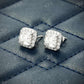 9.00MM Asscher And Round Cut Hip Hop Stud hip hop jewelry customdiamjewel   