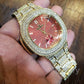 Lab Grown Diamond Patek Philippe Hip Hop Wrist Watch customdiamjewel