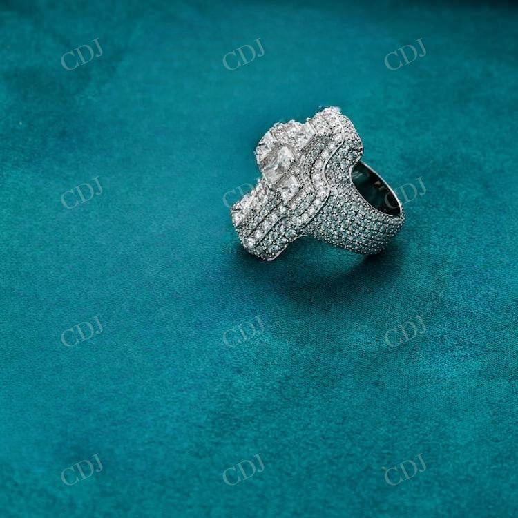 Iced Out Princess And Round Cut Hip Hop Jewely hip hop jewelry customdiamjewel   