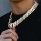 20MM Square Link Moissanite Silver Cuban Chain hip hop jewelry CustomDiamJewel