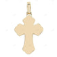 1.9 Inch Lab Grown Diamond 14K Gold Cross Pendant Hip Hop Pendent customdiamjewel