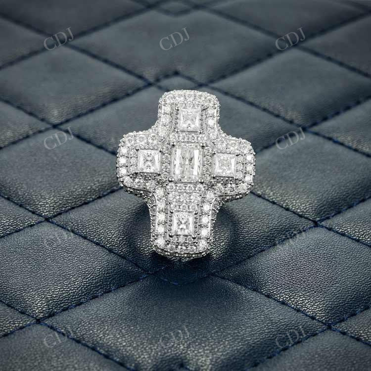 Iced Out Princess And Round Cut Hip Hop Jewely hip hop jewelry customdiamjewel   