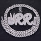 New Trendy Design Two Tone Gold Plated Pendant hip hop jewelry CustomDiamJewel   