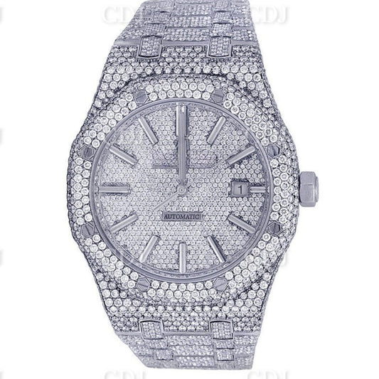 New Deign AP Moissanite Diamond Hip Hop Watch customdiamjewel