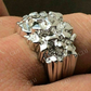 Men's Solid Gold Heavy Nugget Ring  customdiamjewel   