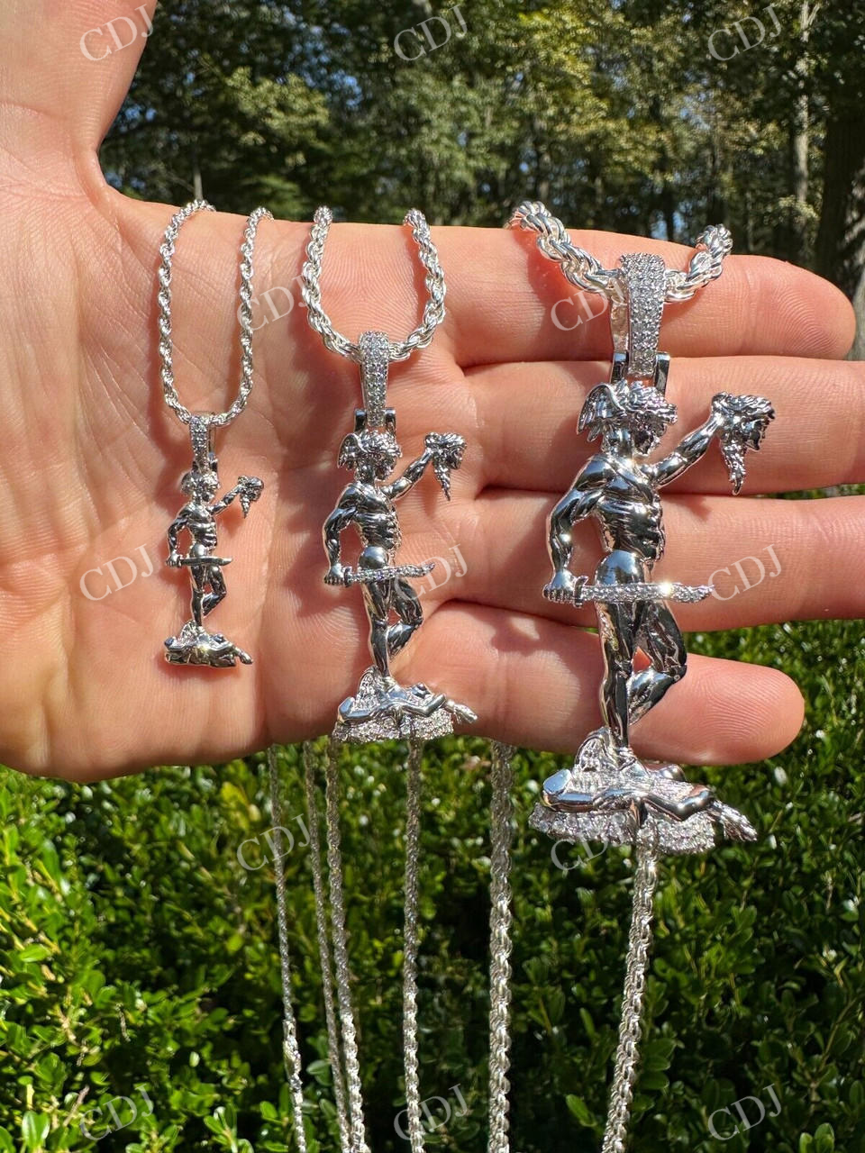 Perseus W. Medusa Head Pendant  customdiamjewel   