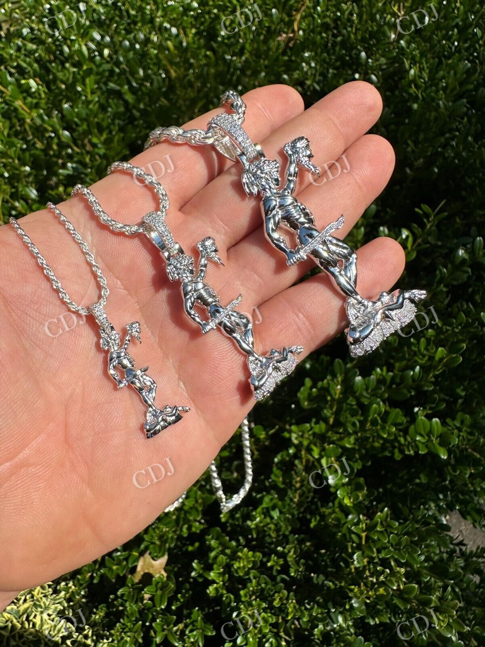 Perseus W. Medusa Head Pendant  customdiamjewel   