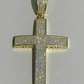 925 Sterling Silver Moissanite Cross Pendant  customdiamjewel   