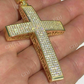 925 Sterling Silver Moissanite Cross Pendant  customdiamjewel   