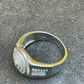 14K Solid Gold Hip Hop Iced Diamond Ring  customdiamjewel   