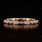 1.3 mm Natural Diamond White Gold Art Deco Wedding Band  customdiamjewel   
