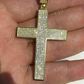 925 Sterling Silver Moissanite Cross Pendant  customdiamjewel   