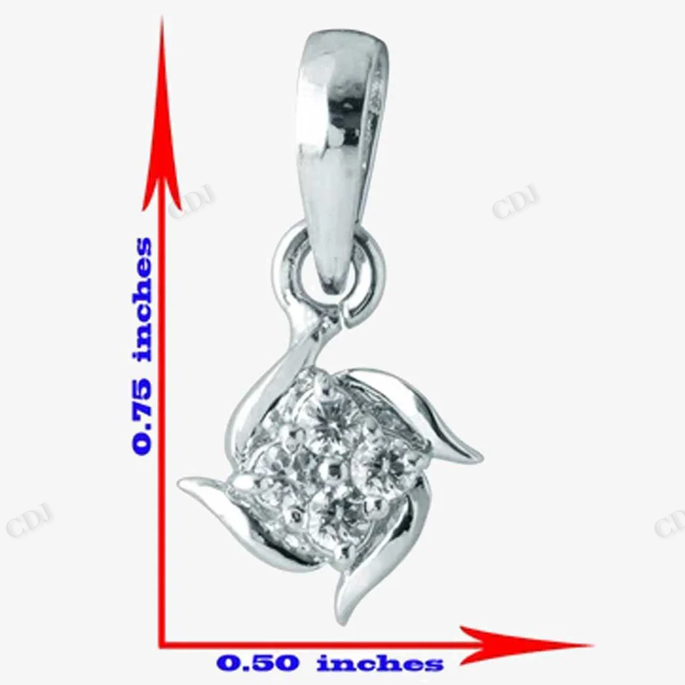 Sterling Silver Religion Swastik Sign Moissanite Pendant hip hop jewelry CustomDiamJewel