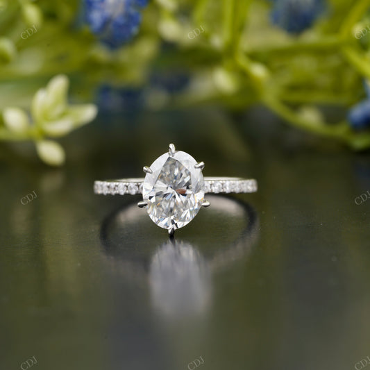 Lab-Grown Diamond Four-Prong Ring customdiamjewel