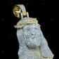 Hip Hop Moissanite Iced Out Jesus Pendant hip hop jewelry CustomDiamJewel