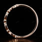 1.3 mm Natural Diamond White Gold Art Deco Wedding Band  customdiamjewel   