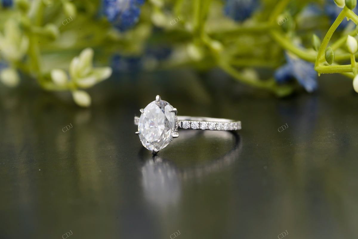 Lab-Grown Diamond Four-Prong Ring customdiamjewel