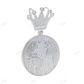 Two Tone Moissanite Diamond Map Pendant hip hop jewelry CustomDiamJewel