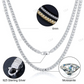925 Silver Moissanite Franco Link Hip Hop Chain hip hop jewelry CustomDiamJewel