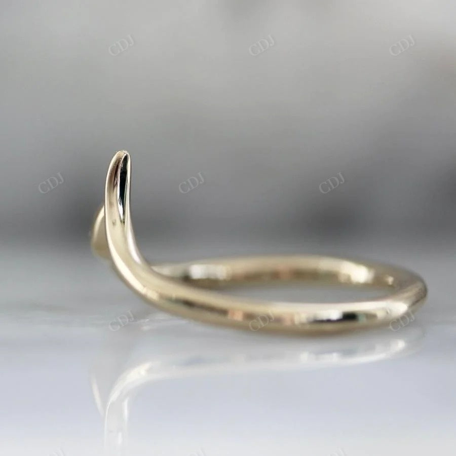 Lab Grown Diamond Snack Wedding Band customdiamjewel