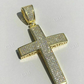 925 Sterling Silver Moissanite Cross Pendant  customdiamjewel   