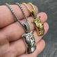 14k Gold Bull Terrier Dog Pendant  customdiamjewel   