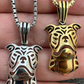 14k Gold Bull Terrier Dog Pendant  customdiamjewel   